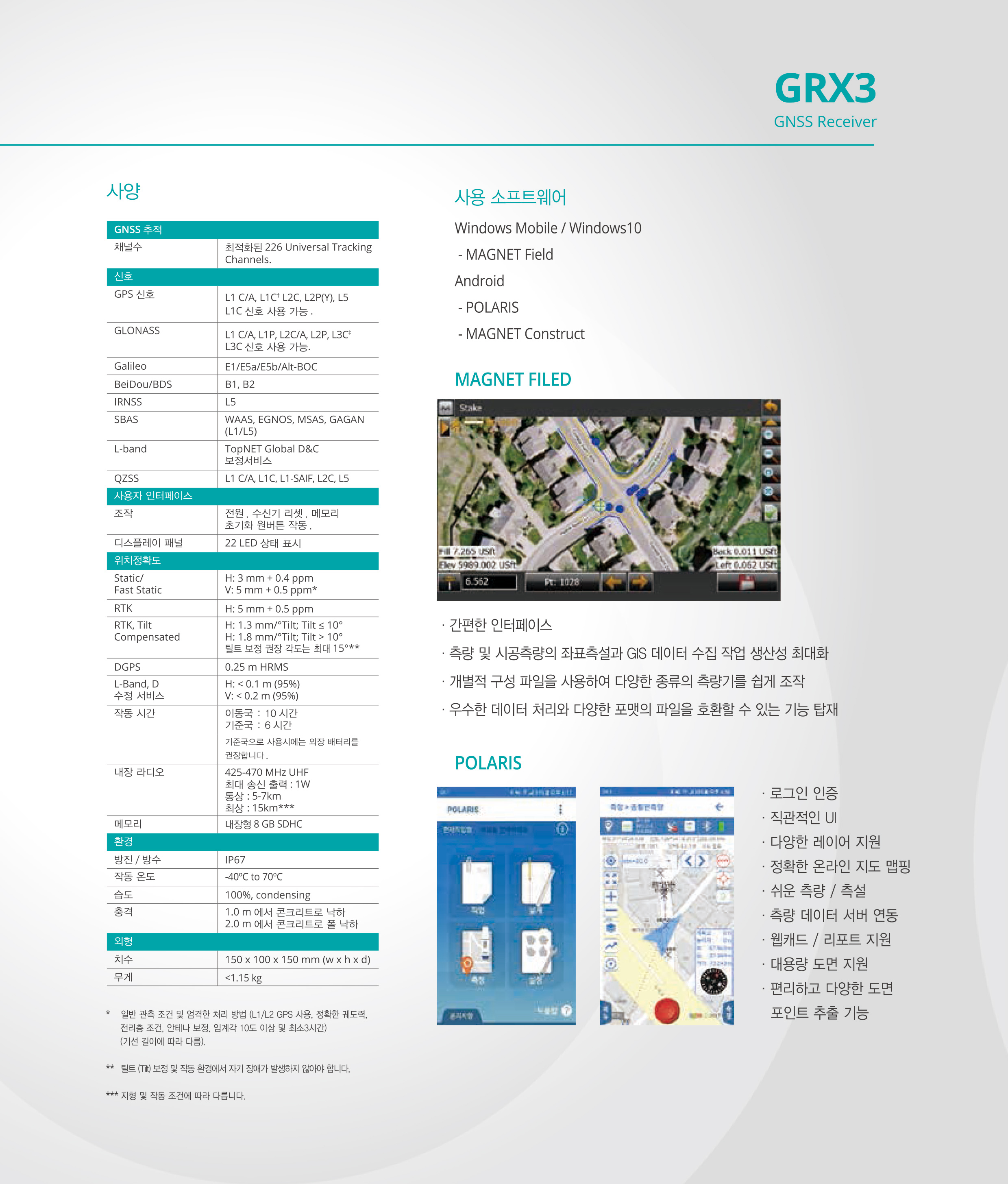 GRX3 GNSS 수신기